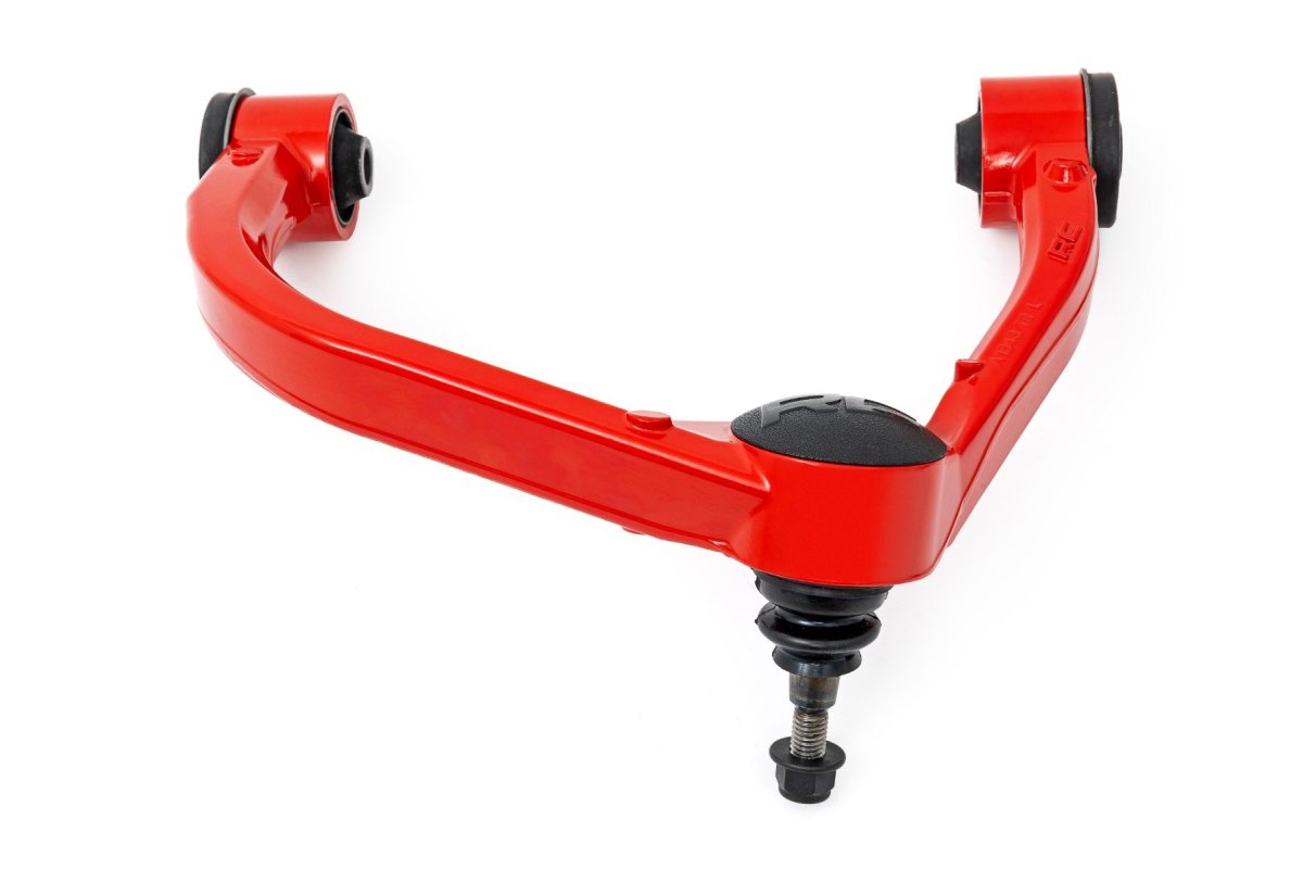 Ford F-150 Upper Control Arms - Rough Country - Forged, 2.5-3.5 Inch Lift - Red - '09-'20